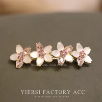 Elegant Fashion Imitation Opal Spring Clip Temperament Head Clip Horizontal Clip All-Match Hairpin Hairpin Hair Accessories For Fair Lady Headdress sku image 28
