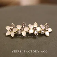 Elegant Fashion Imitation Opal Spring Clip Temperament Head Clip Horizontal Clip All-Match Hairpin Hairpin Hair Accessories For Fair Lady Headdress sku image 29