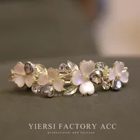 Elegant Fashion Imitation Opal Spring Clip Temperament Head Clip Horizontal Clip All-Match Hairpin Hairpin Hair Accessories For Fair Lady Headdress sku image 30