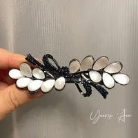 Elegant Fashion Imitation Opal Spring Clip Temperament Head Clip Horizontal Clip All-Match Hairpin Hairpin Hair Accessories For Fair Lady Headdress sku image 27