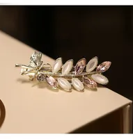Elegant Fashion Imitation Opal Spring Clip Temperament Head Clip Horizontal Clip All-Match Hairpin Hairpin Hair Accessories For Fair Lady Headdress sku image 16