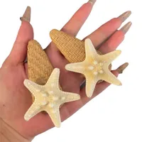 New Summer Seaside Holiday Hot Girl Mermaid Princess Hair Accessories Simulation Shell Starfish Side Clip Hairpin Hairpin Girl main image 5