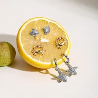 Géométrique Style INS Acier Inoxydable Anneau Placage Des Boucles D'Oreilles main image 3