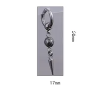 1 Piece Solid Color Retro Modern Style 304 Stainless Steel Pig Plating Drop Earrings main image 2