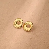 Décontractée Élégant Vacances Acier Inoxydable 304 Rond Forme De Cœur Fleur Polissage Placage Femmes Ensemble De Bijoux main image 6