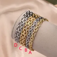 Simple Solid Color Hip-Hop Simple Style Streetwear Zircon Copper 18K Gold Plated White Gold Plated Bracelets Handmade Polishing Plating Snap Button main image 4