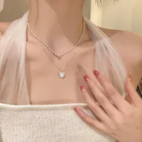 Necklace For Women New And New Style 2025 New Fashion Clavicle Chain Sweet Cool Style Lovely Sweater Chain Metal Texture High Sense For Women sku image 18