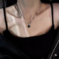 Necklace For Women New And New Style 2025 New Fashion Clavicle Chain Sweet Cool Style Lovely Sweater Chain Metal Texture High Sense For Women sku image 30