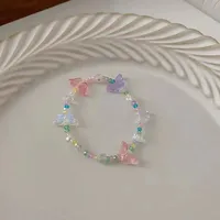 2024 New Pearl Daisy Necklace Colorful Beaded Dopamine Hot Light Luxury Clavicle Chain Special-Interest Design Necklace sku image 29