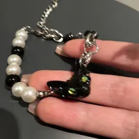 2024 New Pearl Daisy Necklace Colorful Beaded Dopamine Hot Light Luxury Clavicle Chain Special-Interest Design Necklace sku image 37