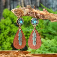 Europe Et Amérique Frontière Bohème Tribu Ethnique Style Vintage Boucles D'oreilles Vacances Voyage Tirer Bijoux Boucles D'oreilles En Gros Conception Sens main image 3