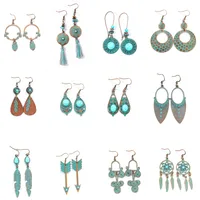 Europe Et Amérique Frontière Bohème Tribu Ethnique Style Vintage Boucles D'oreilles Vacances Voyage Tirer Bijoux Boucles D'oreilles En Gros Conception Sens main image 5