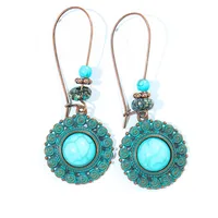 Bohemian Tribe Ethnic Style Vintage Earrings Holiday Trip Shoot Jewelry Earrings Wholesale Design Sense sku image 1