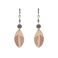 In Stock  Popular Vintage Earrings Suit Ethnic Style Tassel Alloy Earrings  Hollow Ear Rings Wholesale sku image 5