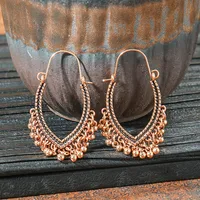 Original Design Retro Ethnic Style Geometric Earrings Yunnan Travel Holiday Style Personality Creative Earrings  Wholesale sku image 12