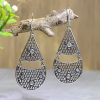 Retro Ethnic Earrings Bohemian Eardrops Tassel Pendant Scenic Spot Ear Hanging Ear Studs Handmade Ear Rings main image 3