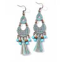 Bohemian Tribe Ethnic Style Vintage Earrings Holiday Trip Shoot Jewelry Earrings Wholesale Design Sense sku image 17
