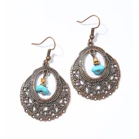 Bohemian Tribe Ethnic Style Vintage Earrings Holiday Trip Shoot Jewelry Earrings Wholesale Design Sense sku image 21