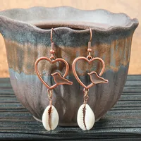 Original Design Retro Ethnic Style Geometric Earrings Yunnan Travel Holiday Style Personality Creative Earrings  Wholesale sku image 13