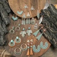 Suit Bohemian Vintage Earrings Ethnic Vacation Style Long Fringe Earrings Super Beautiful Jungle Style Earrings main image 1
