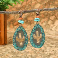Hot Selling Bohemian Vacation Style Metal Earrings Retro Ethnic Style Handmade Earrings High-Grade Earrings main image 4