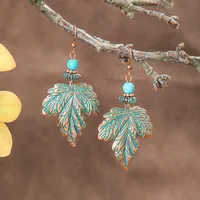 Suit Bohemian Vintage Earrings Ethnic Vacation Style Long Fringe Earrings Super Beautiful Jungle Style Earrings sku image 10