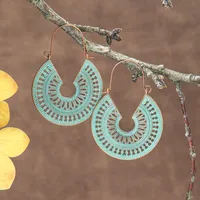 Suit Bohemian Vintage Earrings Ethnic Vacation Style Long Fringe Earrings Super Beautiful Jungle Style Earrings sku image 7