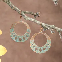 Suit Bohemian Vintage Earrings Ethnic Vacation Style Long Fringe Earrings Super Beautiful Jungle Style Earrings sku image 6
