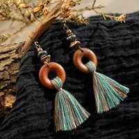 Hot Selling Bohemian Vacation Style Metal Earrings Retro Ethnic Style Handmade Earrings High-Grade Earrings sku image 16