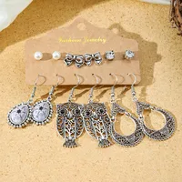 Hot Sale Bohemian Stylish Good Texture Metal Eardrop Earrings Wholesale Ethnic Vacation Style All-Match Earrings sku image 5