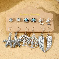 Hot Sale Bohemian Stylish Good Texture Metal Eardrop Earrings Wholesale Ethnic Vacation Style All-Match Earrings sku image 3
