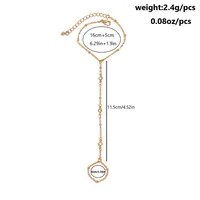 Round Fairy Style Elegant Commute Artificial Crystal Artificial Pearl Alloy Bracelets Wholesale sku image 3