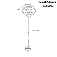 Round Fairy Style Elegant Commute Artificial Crystal Artificial Pearl Alloy Bracelets Wholesale sku image 2