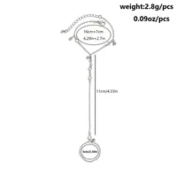 Round Fairy Style Elegant Commute Artificial Crystal Artificial Pearl Alloy Bracelets Wholesale sku image 4