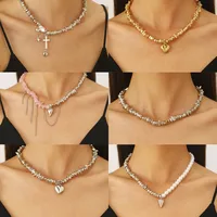 Irrégulier Exagéré Fait Main Commuer CCB Alliage Bracelets De Gros main image 2