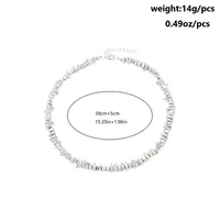 Irregular Exaggerated Handmade Commute CCB Alloy Bracelets Wholesale sku image 2