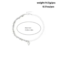 Irregular Exaggerated Handmade Commute CCB Alloy Bracelets Wholesale sku image 3