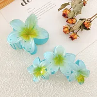 Southeast Asia Explosions High Sense Net Red Hair Clip Flower 10-piece Set Egg Flower Clip Full Head Shark Clip sku image 30