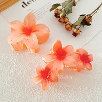 Southeast Asia Explosions High Sense Net Red Hair Clip Flower 10-piece Set Egg Flower Clip Full Head Shark Clip sku image 31