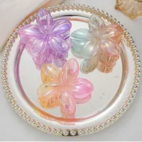 Southeast Asia Explosions High Sense Net Red Hair Clip Flower 10-piece Set Egg Flower Clip Full Head Shark Clip sku image 33