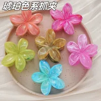 Southeast Asia Explosions High Sense Net Red Hair Clip Flower 10-piece Set Egg Flower Clip Full Head Shark Clip sku image 38
