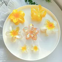 Southeast Asia Explosions High Sense Net Red Hair Clip Flower 10-piece Set Egg Flower Clip Full Head Shark Clip sku image 46