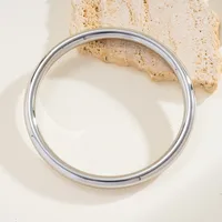 Color Sólido Estilo IG Estilo Simple Chapado En Oro De 16 Quilates Blanco Oro Plateado Chapado En Oro Acero Inoxidable 304 Brazalete Al Mayoreo main image 8