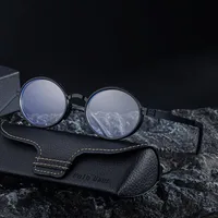 New  Fashion Oval Polarized Sunglasses For Men Retro High-End Outdoor Driving Sunglasses For Men main image 2
