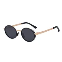 New  Fashion Oval Polarized Sunglasses For Men Retro High-End Outdoor Driving Sunglasses For Men sku image 4
