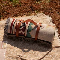 Picnic Mat Moisture-proof Mat Thickened Ins Style Outdoor Floor Mat Camping Picnic Cloth Bohemian Carpet Blanket main image 1