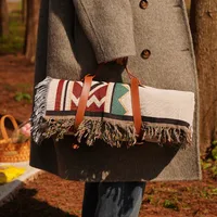 Picnic Mat Moisture-proof Mat Thickened Ins Style Outdoor Floor Mat Camping Picnic Cloth Bohemian Carpet Blanket main image 3