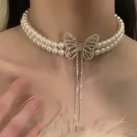 White Moonlight ~ Super Flash Zircon Water Drop Pendant Necklace Minority Fashion High Sense Temperament Wild Clavicle Chain Jewelry sku image 24