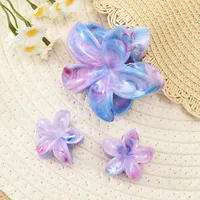 Southeast Asia Explosions High Sense Net Red Hair Clip Flower 10-piece Set Egg Flower Clip Full Head Shark Clip sku image 51