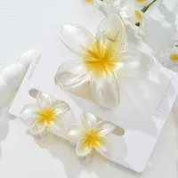 Southeast Asia Explosions High Sense Net Red Hair Clip Flower 10-piece Set Egg Flower Clip Full Head Shark Clip sku image 11
